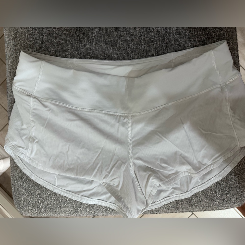 lululemon athletica White Lightweight Athletic Shorts
